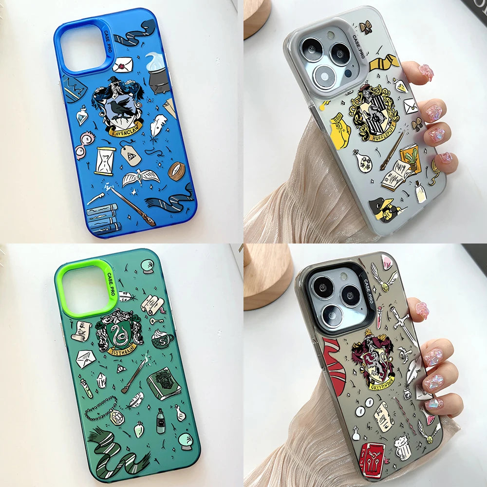 CAPINHAS PARA IPHONE CASAS DE HOGWARTS (HARRY POTTER)