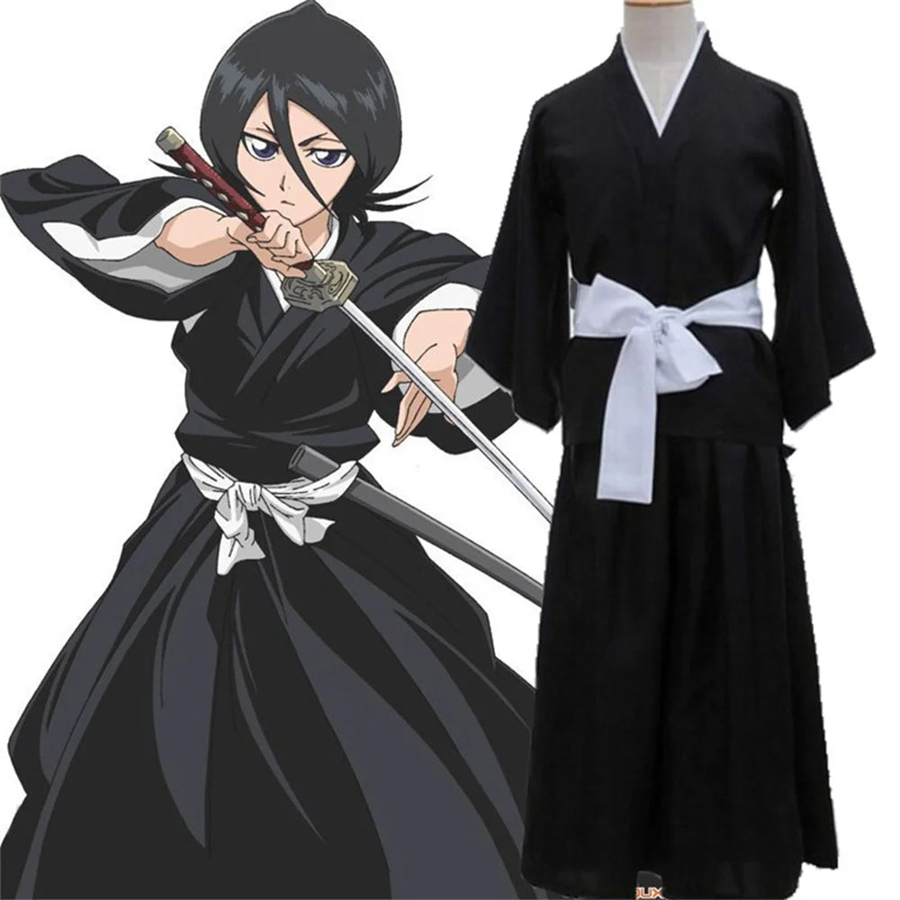 Fantasia Cosplay Adulto Rukia Kuchiki, Bleach