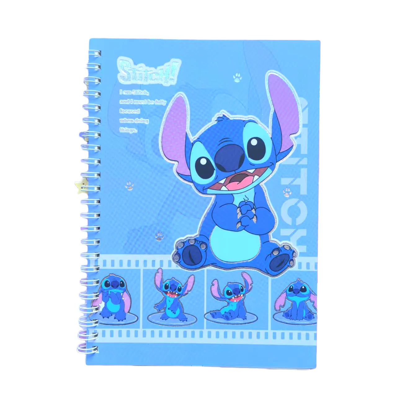 Caderno 1 Matéria Stitch Fofinho