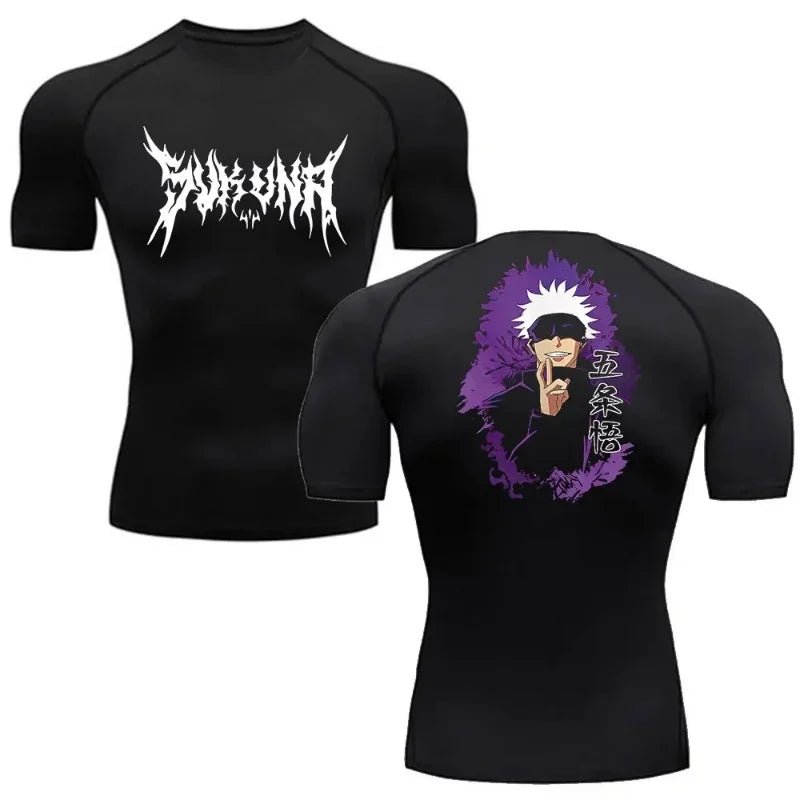 Camiseta DryFit Estilo Amaldiçoado, Jujutsu Kaisen