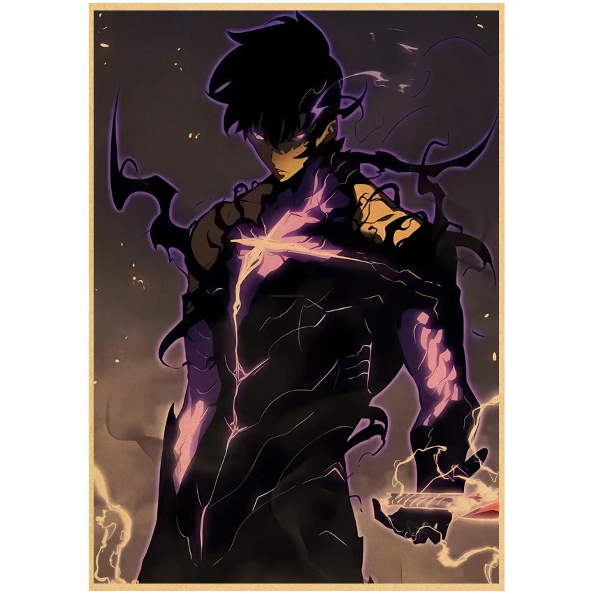 Quadro Retrato da Caçada: Solo Leveling