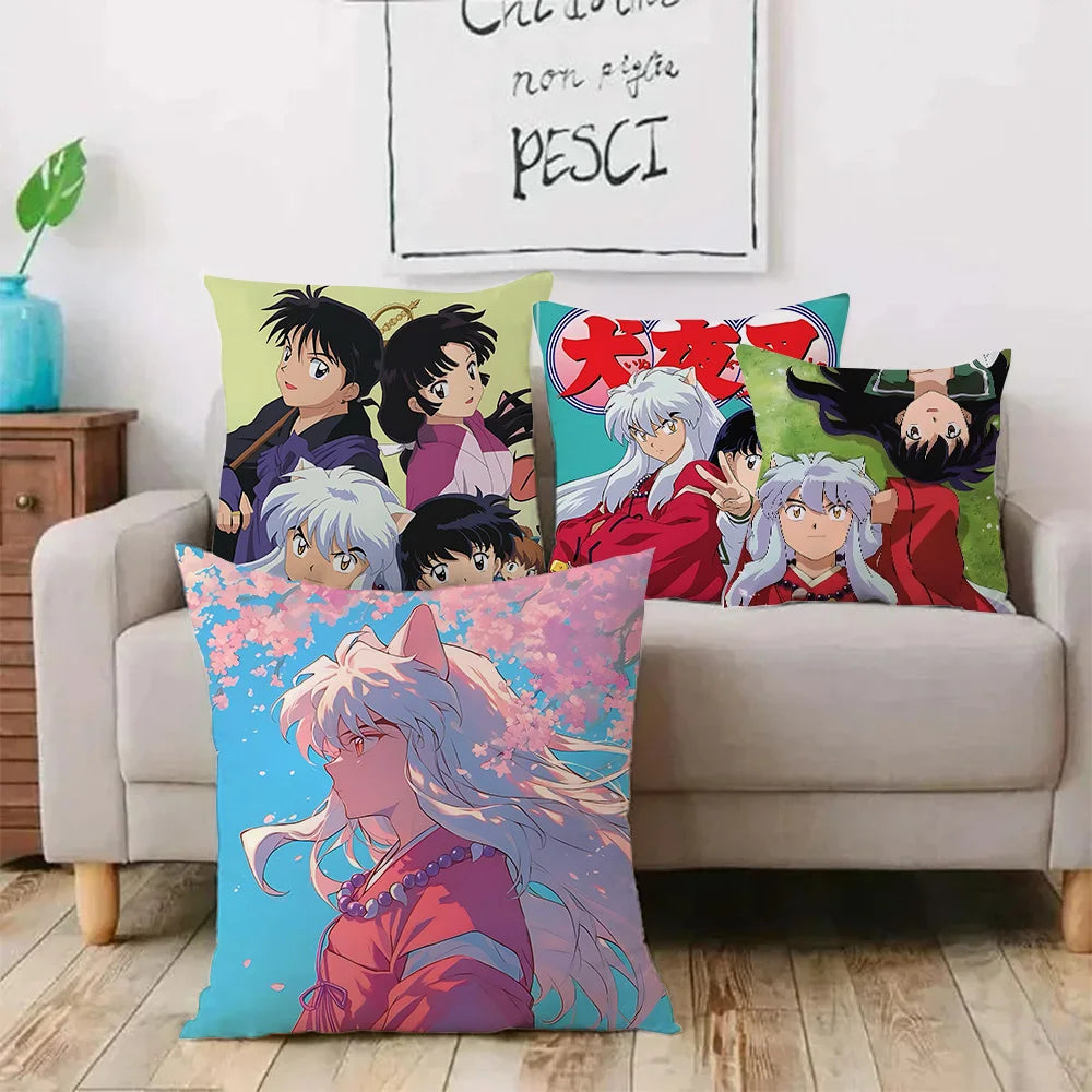 Almofada Inuyasha, Estampas Dupla Face (45x45cm)
