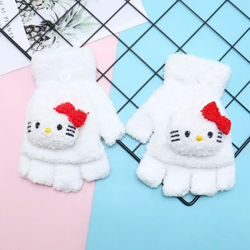 Luvas Sanrio Kawaii Fluffy