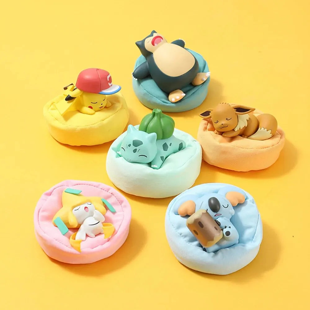 POKEMÓNS DORMINDO FOFINHO FIGURE