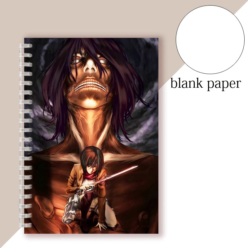 Caderno 1 Matéria Attack On Titan