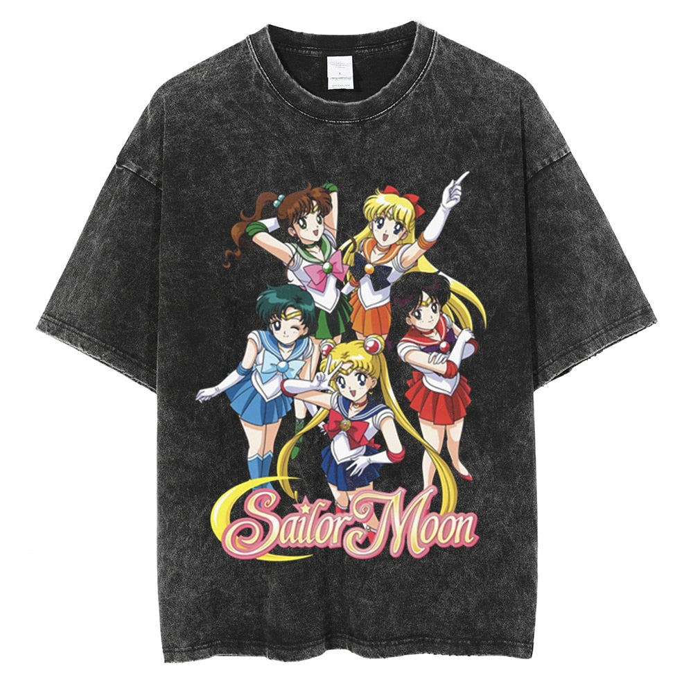 Camisa Vintage Guerreiras Cósmicas, Sailor Moon