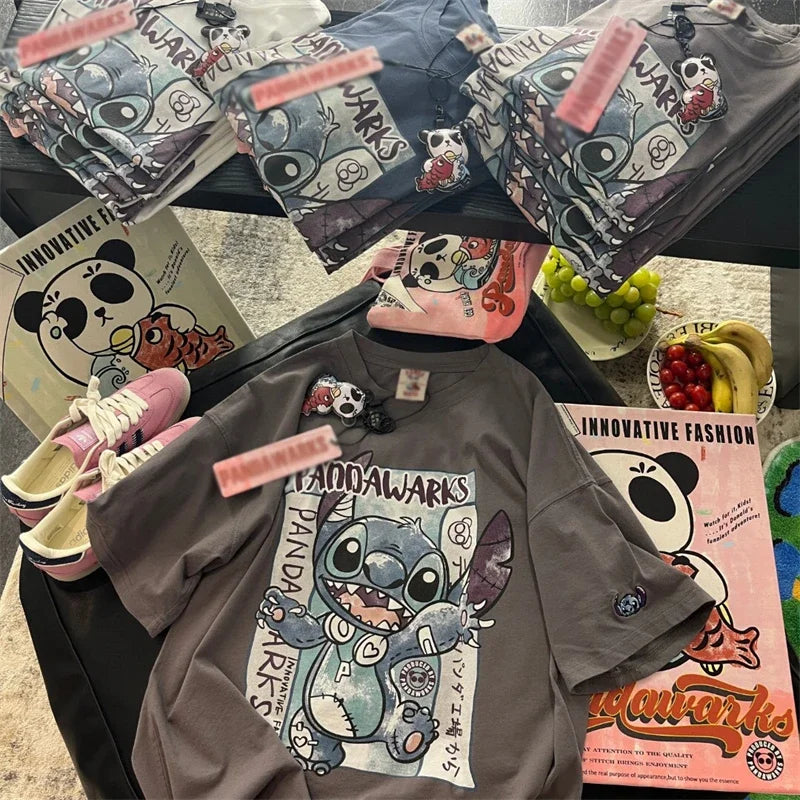 Camisa Cutie Stitch, Disney Y2K