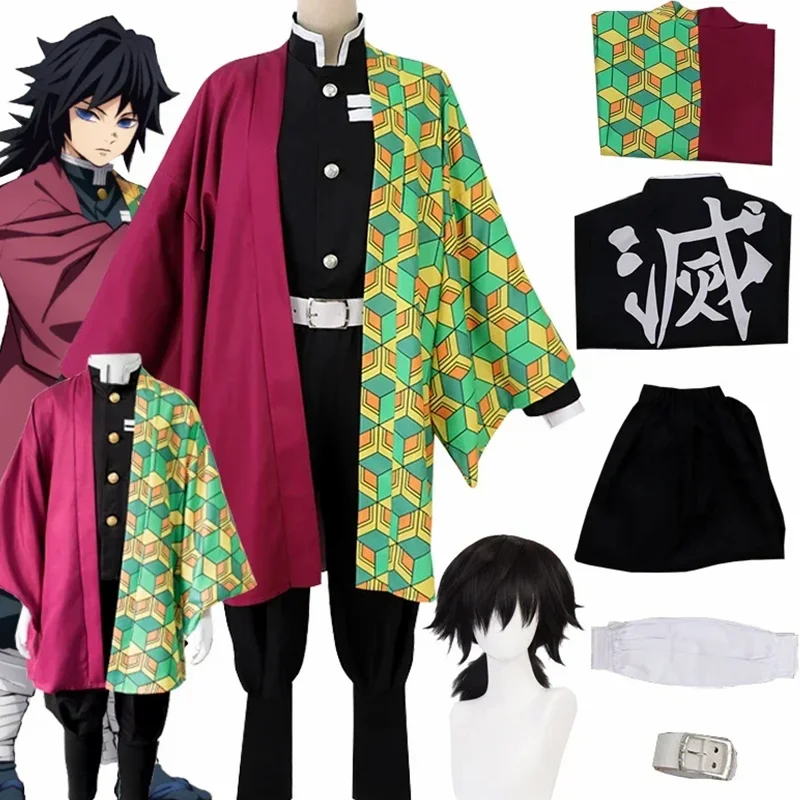 Fantasia Cosplay Adulto Giyu Tomioka