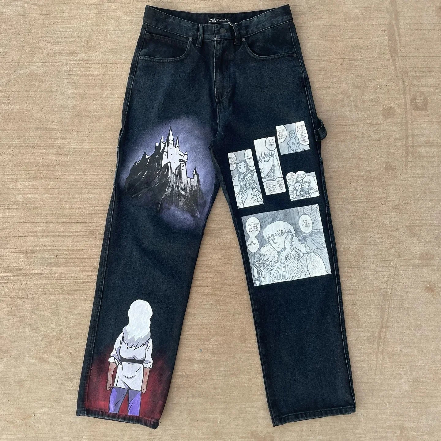 Calça Jeans Berserk: Eclipse Warrior