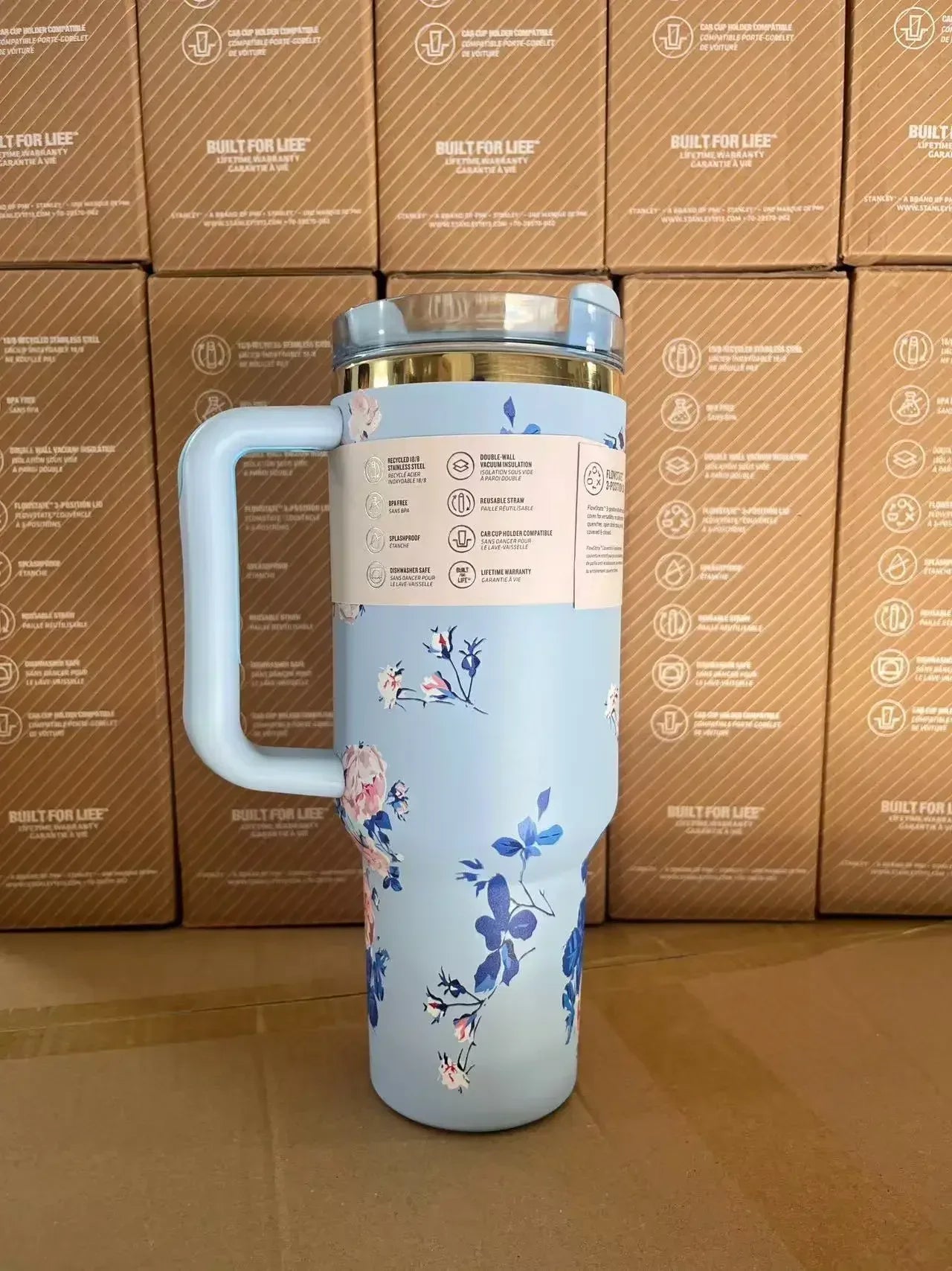 Copo Tumblr Quencher Floral | 1.2L