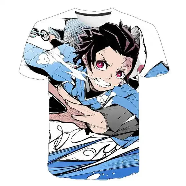 Camiseta Enlace do Destino, 3D Demon Slayer