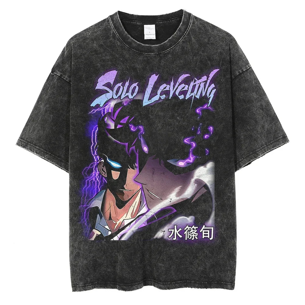 Camiseta Oversized Fúria das Sombras, Solo Leveling