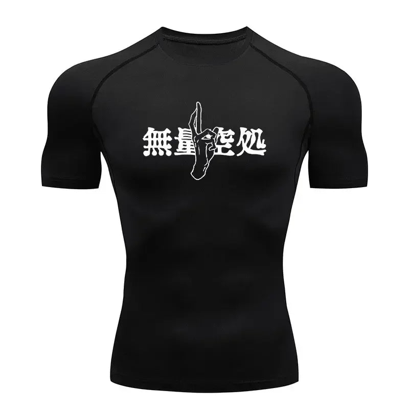 Camiseta DryFit Estilo Amaldiçoado, Jujutsu Kaisen