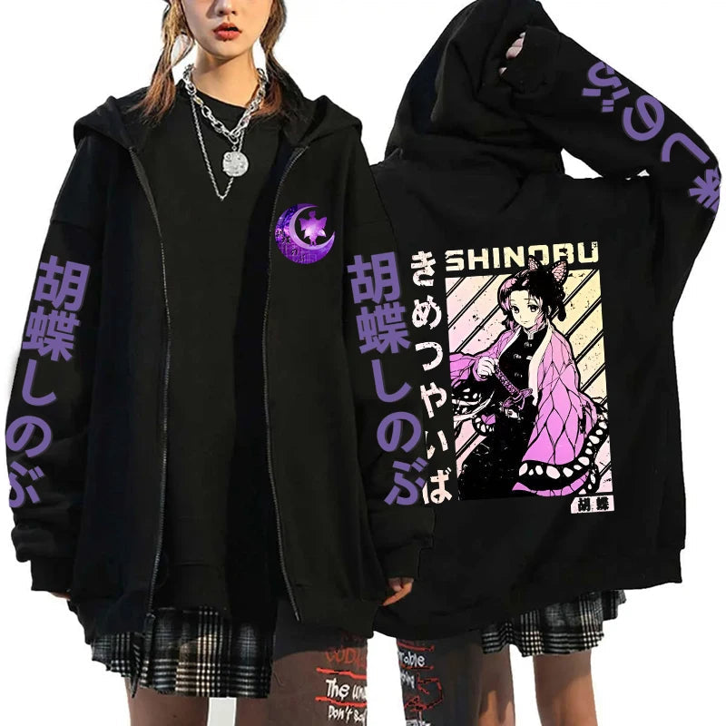 Moletom Zíper Shinobu Kochou