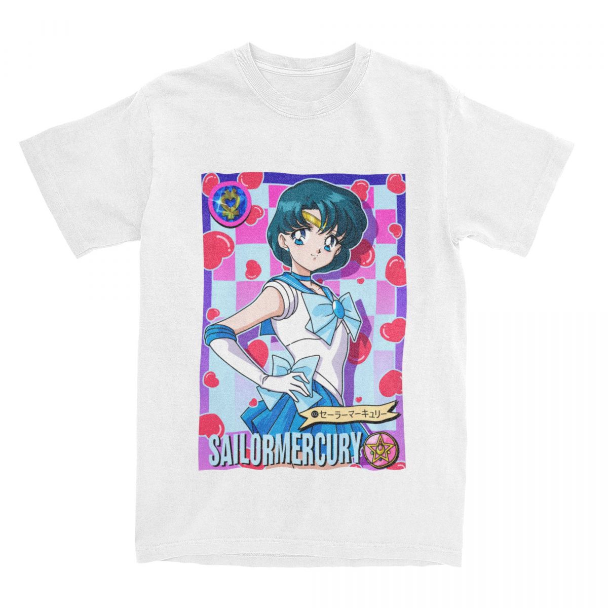 Camiseta Sailor Mercury, Corações Cósmicos
