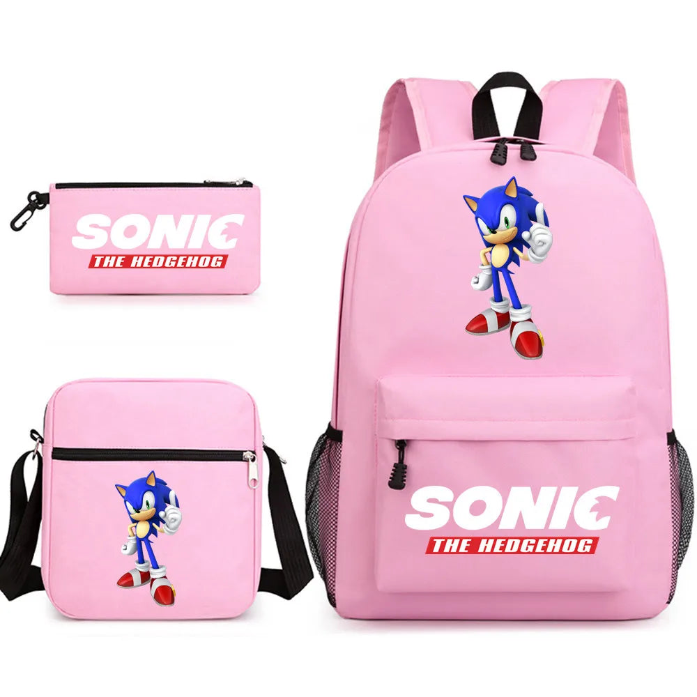 Mochila Sonic & Friends: Três Peças