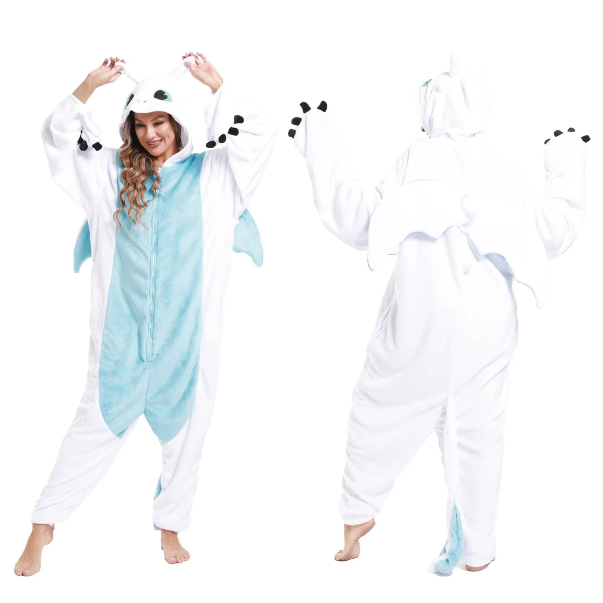 Pijama Cosplay Kigurumi Banguela e Fúria da Noite
