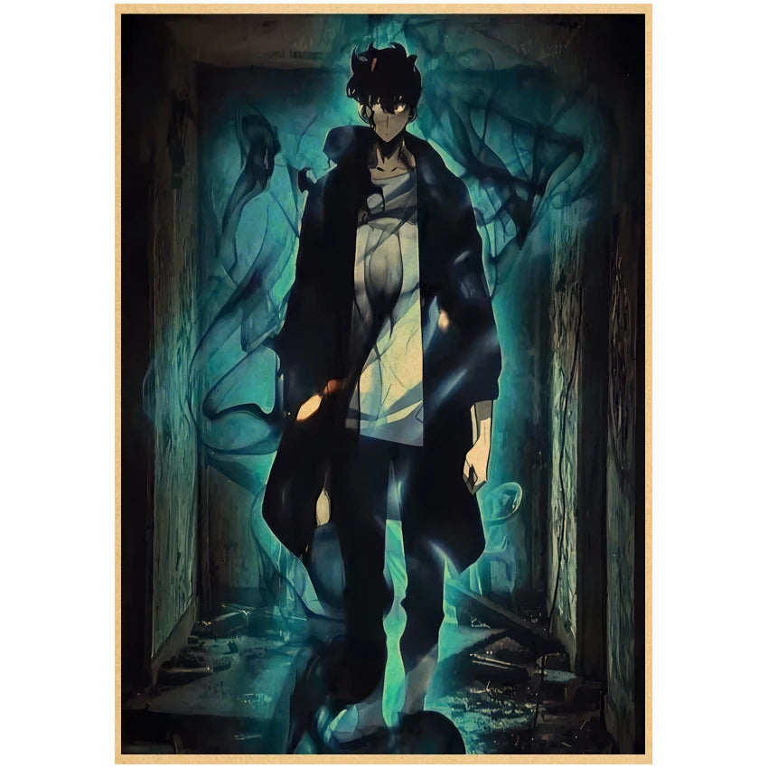 Quadro Retrato da Caçada: Solo Leveling