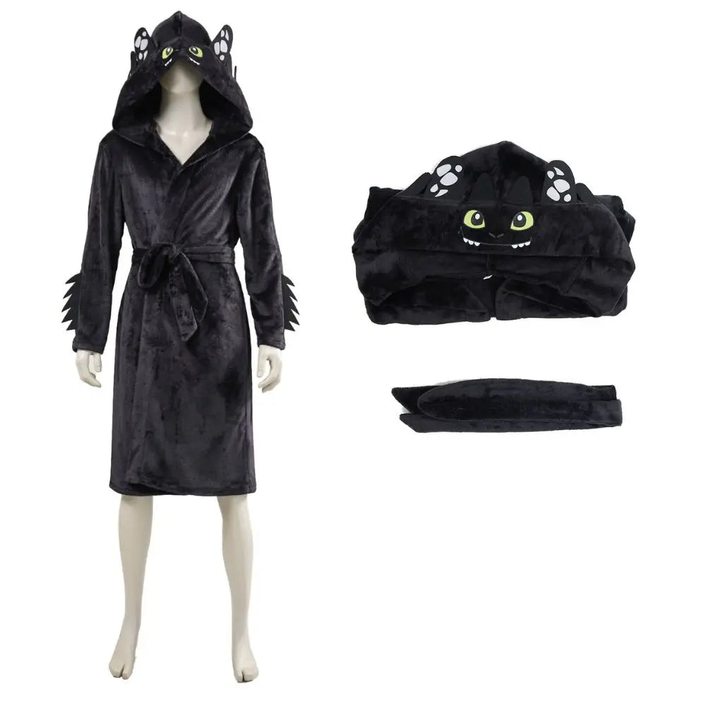 Roupão Cosplay Banguela, Como Treinar o Seu Dragão