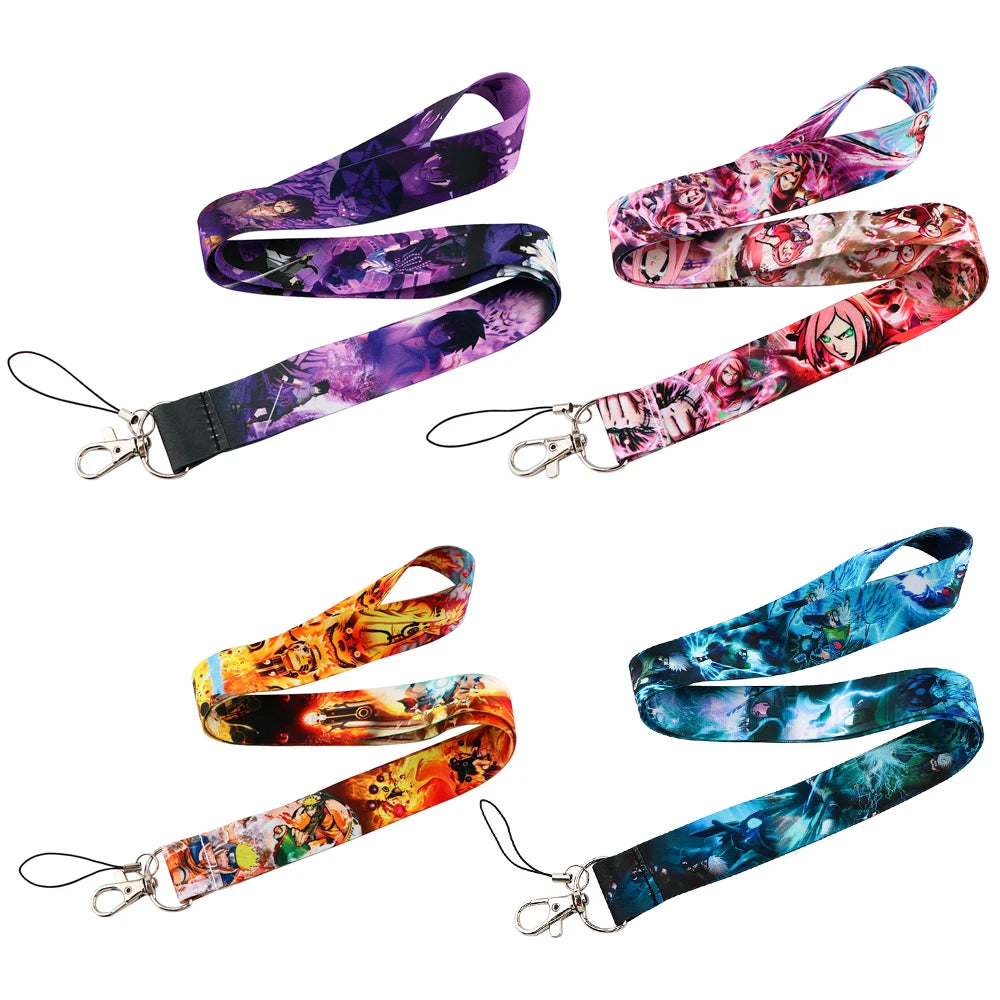 Chaveiro Cordões de Pescoço Com Card, Naruto