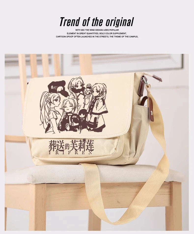 Bolsa Carteiro Frieren & Friends