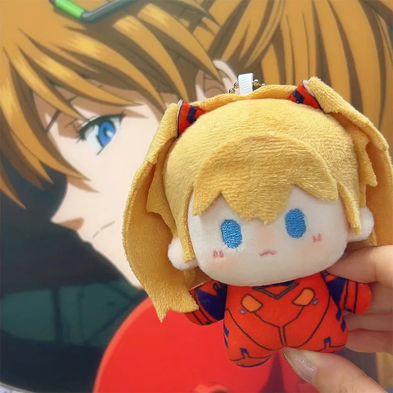 Chaveiro Pelúcia Ayanami & Asuka