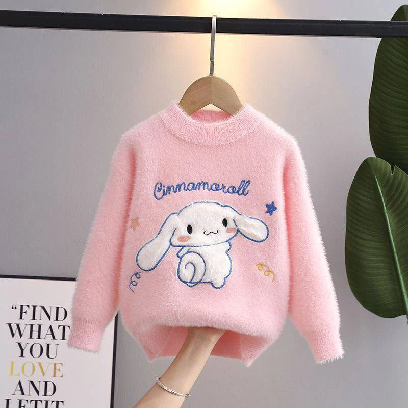 Suéter Sanrio Cinnamoroll Fofinho Infantil