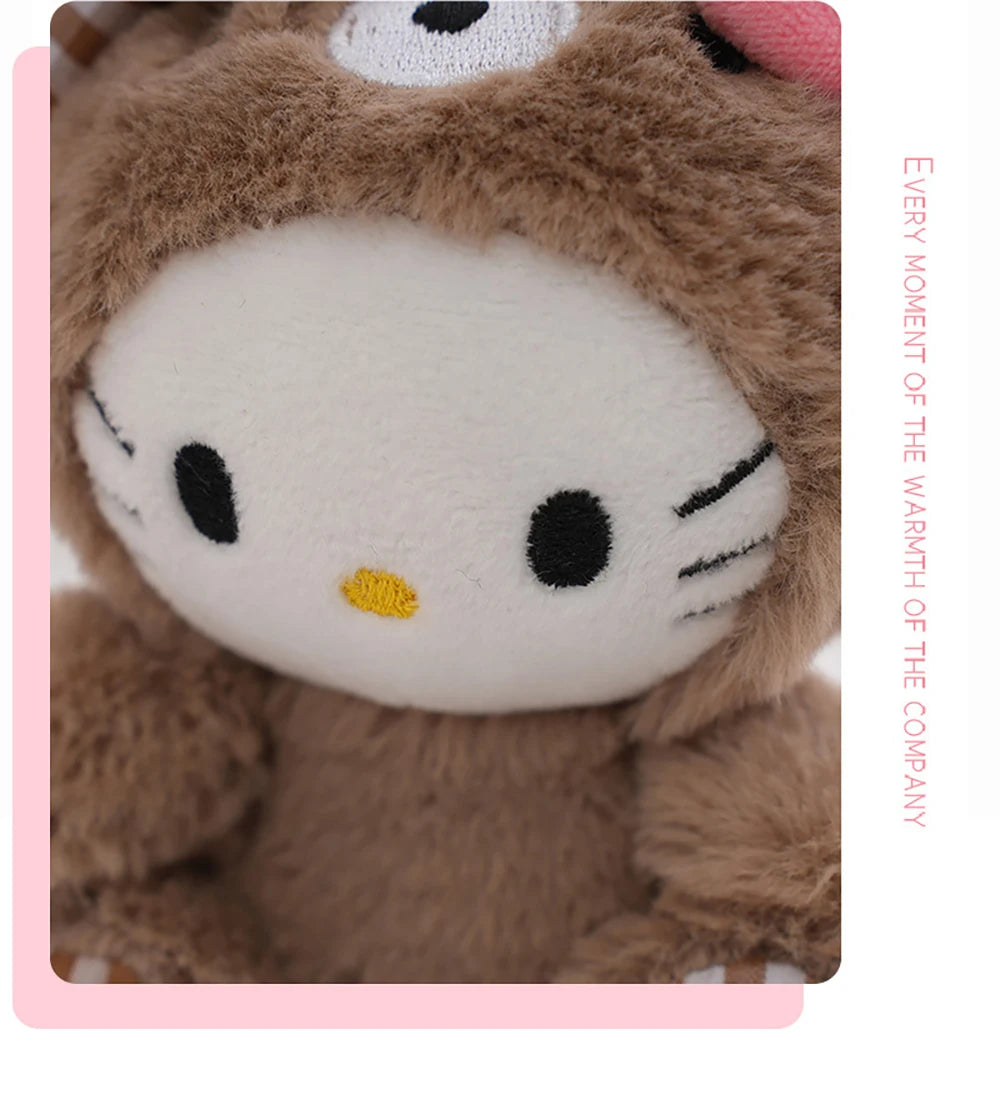Chaveiro Pelúcia Fofinha Hello Kitty e Amigos