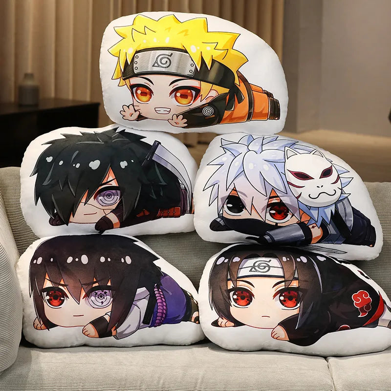 Almofada 3D Ninjas Kawaii: Naruto e Amigos