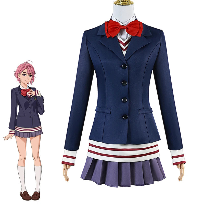 Fantasia Cosplay Adulto Dandadan, Momo, Ken e Aira