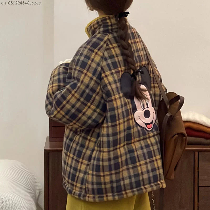 Jaqueta Xadrez Mickey Dreams Edição Y2K