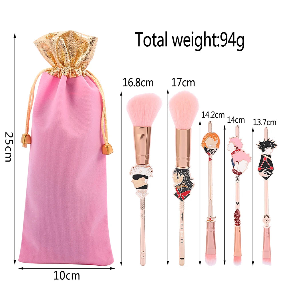 Kit de Pincéis Jujutsu Kaisen - Maquiagem