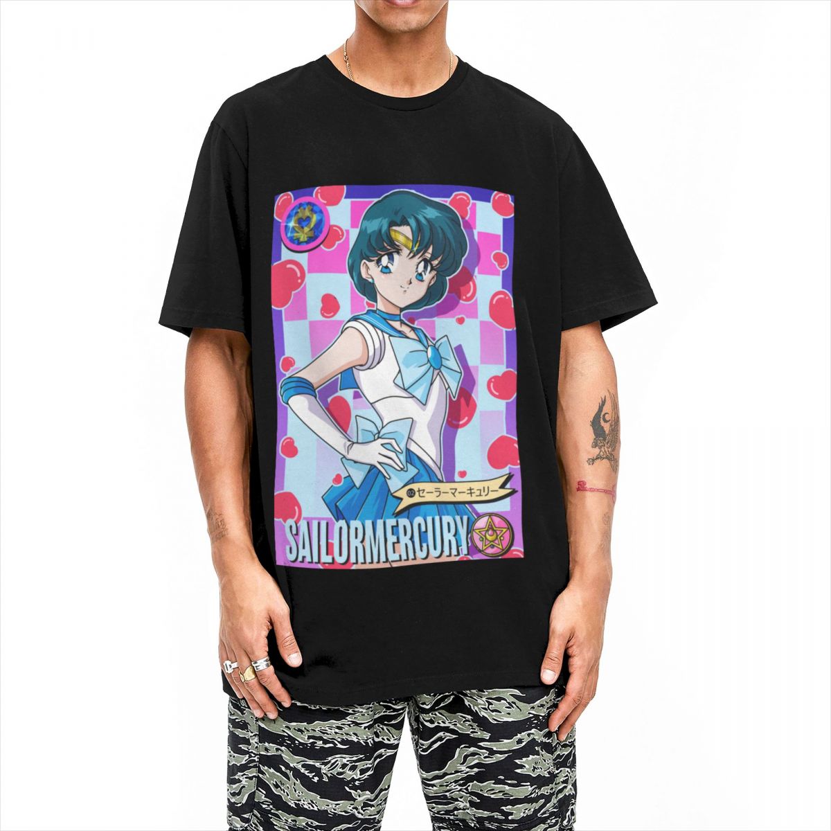 Camiseta Sailor Mercury, Corações Cósmicos