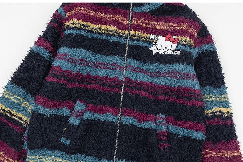 Jaqueta Fleece Hello Kitty Color Block