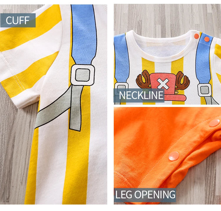 Macacão Cosplay Bebê Chopper e Zoro