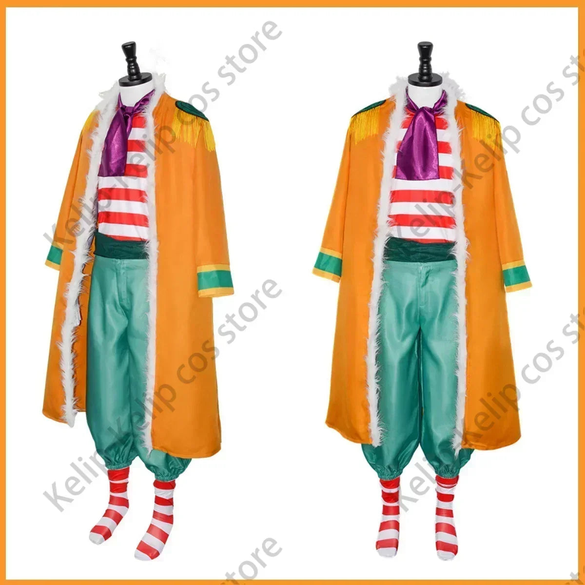 Fantasia Cosplay Buggy, o Palhaço Estrela