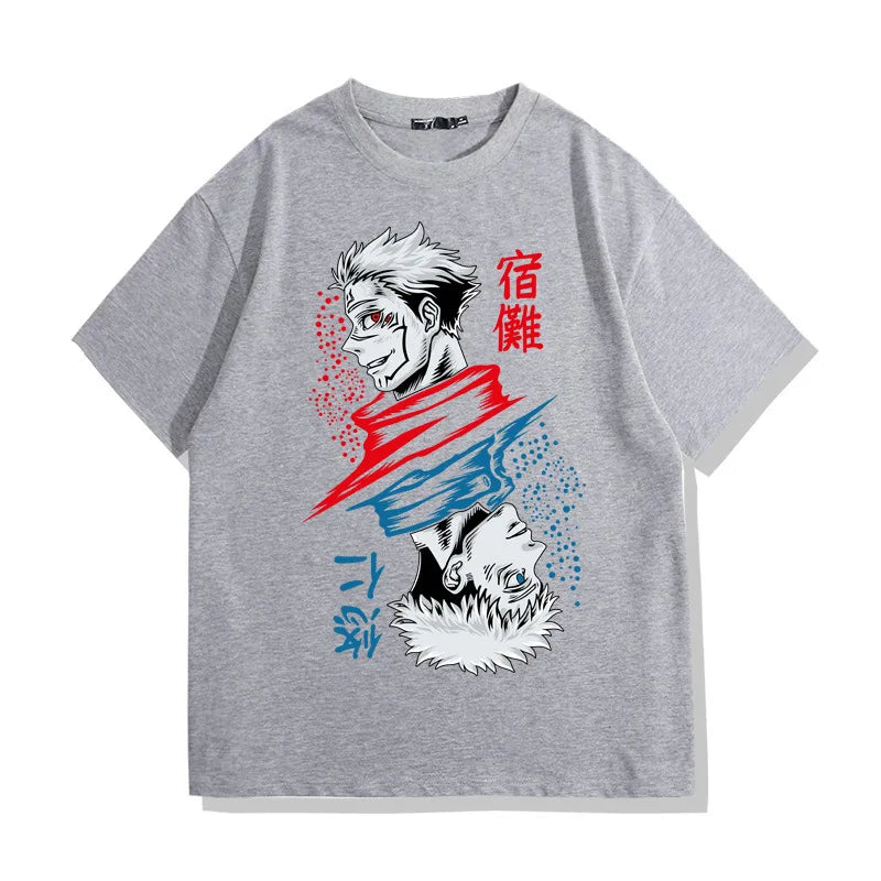 Camiseta Reverso da Maldição, Sukuna vs Itadori