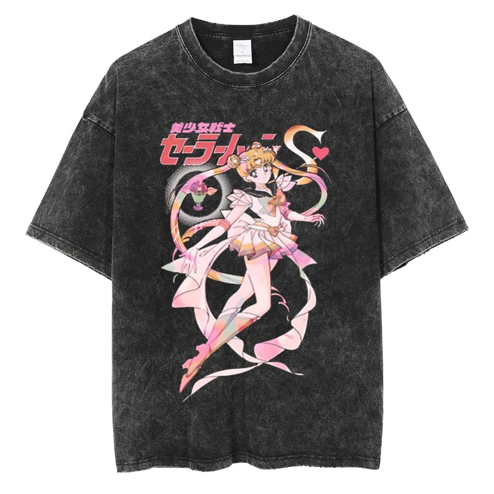 Camisa Vintage Magia Lunar, Sailor Moon