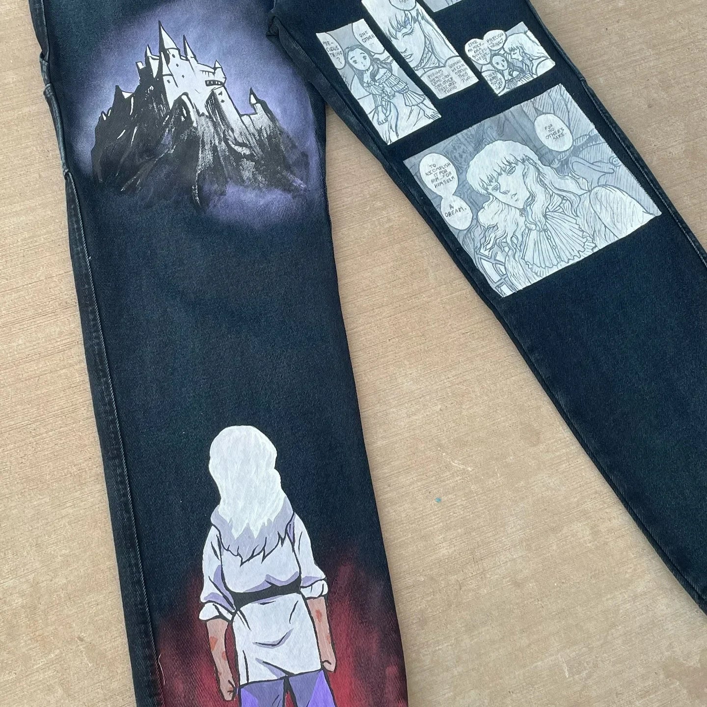 Calça Jeans Berserk: Eclipse Warrior