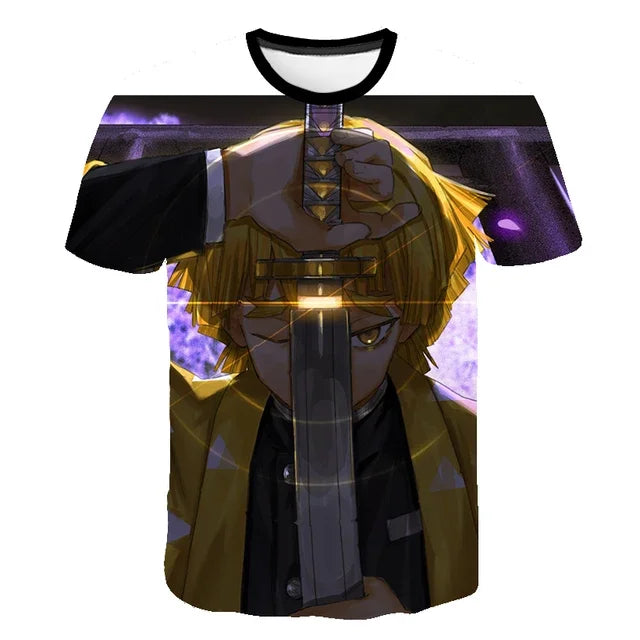 Camiseta Enlace do Destino, 3D Demon Slayer