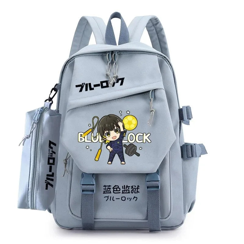 Mochila Bloco X Blue Lock