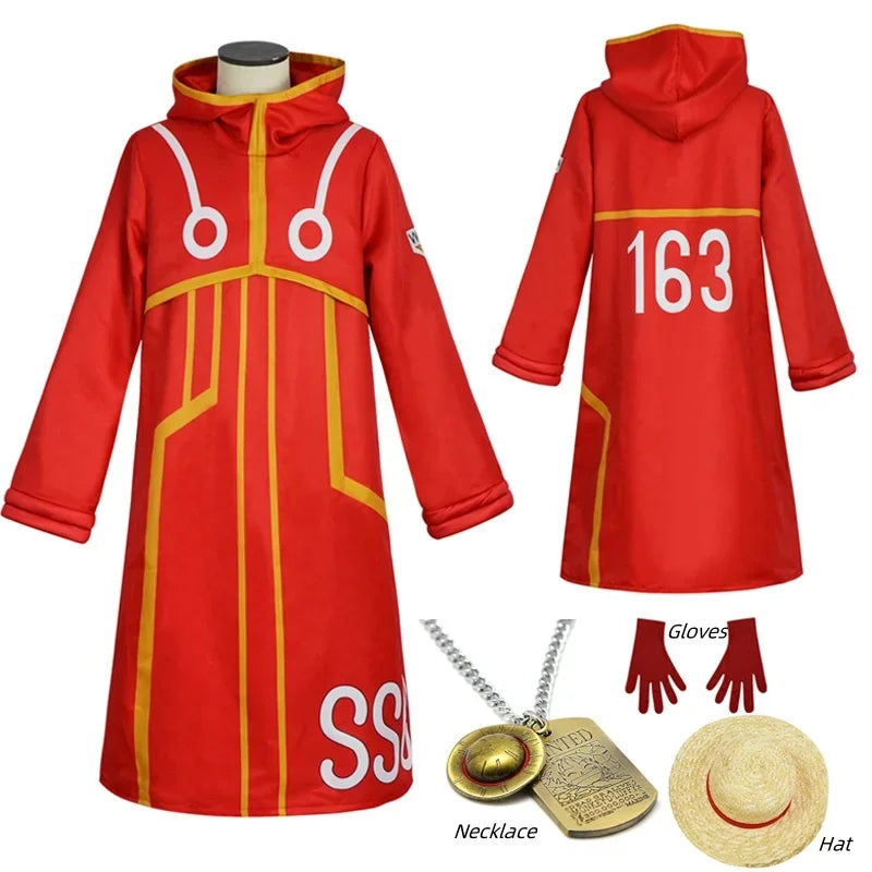 Fantasia Cosplay Monkey D Luffy Egghead