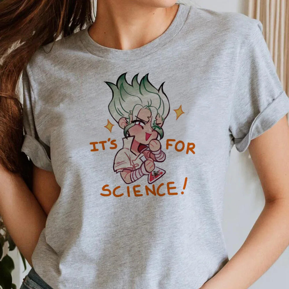 Camiseta Dr. Stone - Streetwear Pastel Psychedelic