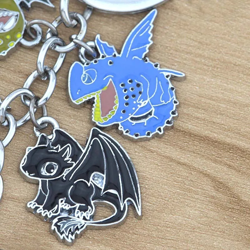 Chaveiro Dragões de Berk (6 Pingentes)