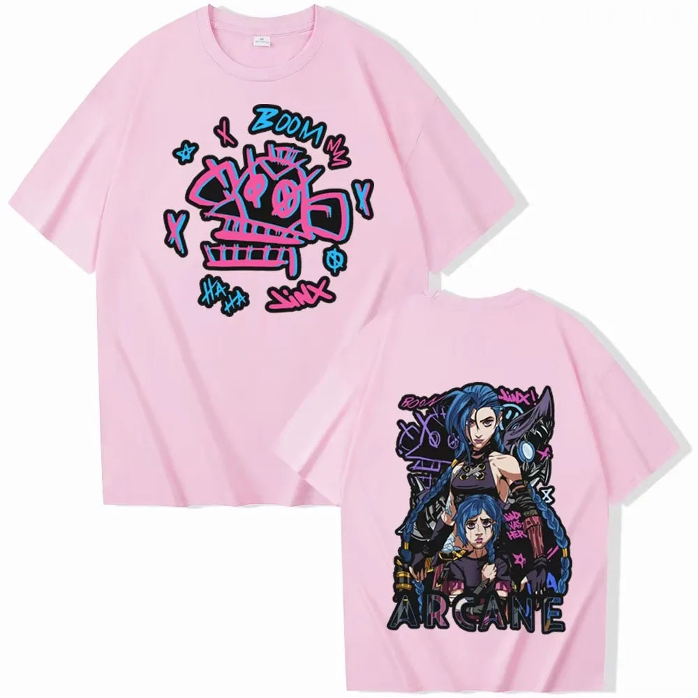 Camiseta Jinx Arcane, League Of Legends