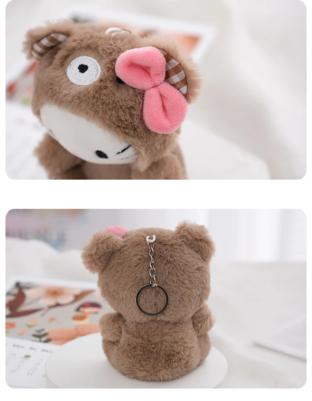 Chaveiro Pelúcia Fofinha Hello Kitty e Amigos