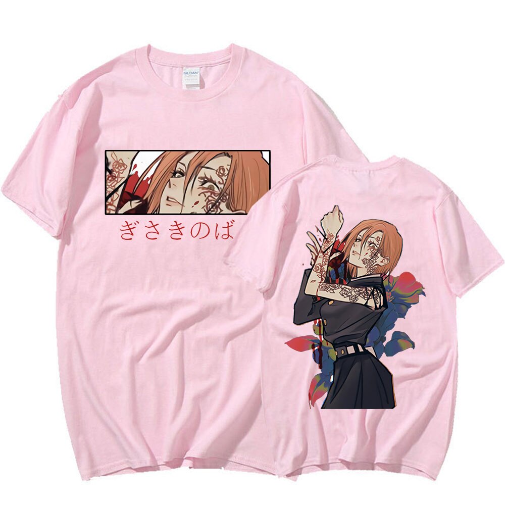 Camiseta Nobara Maldição Floral, Jujutsu Kaisen