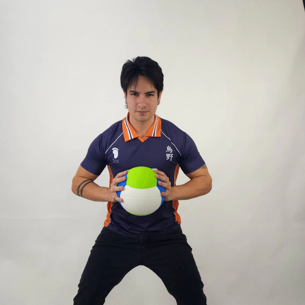 Camisa Adulto/Infantil Hinata Haikyuu Fukurodani