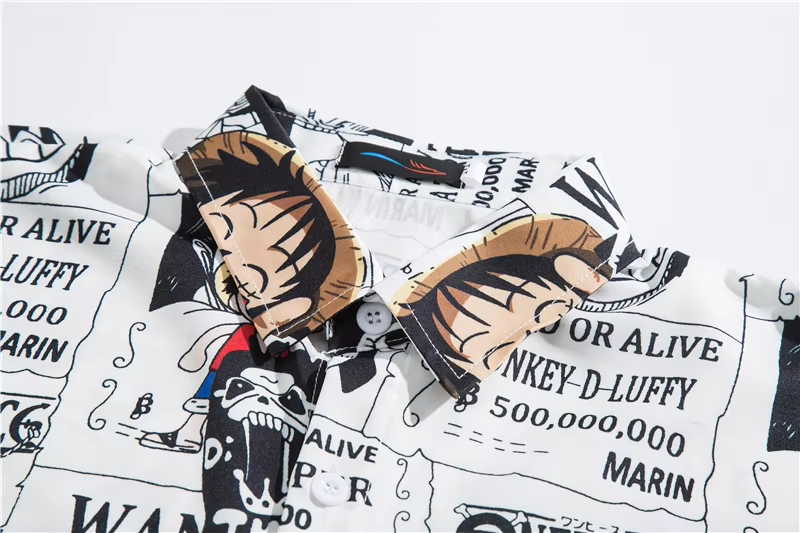 Camisa e Shorts One Piece, WANTED Crew