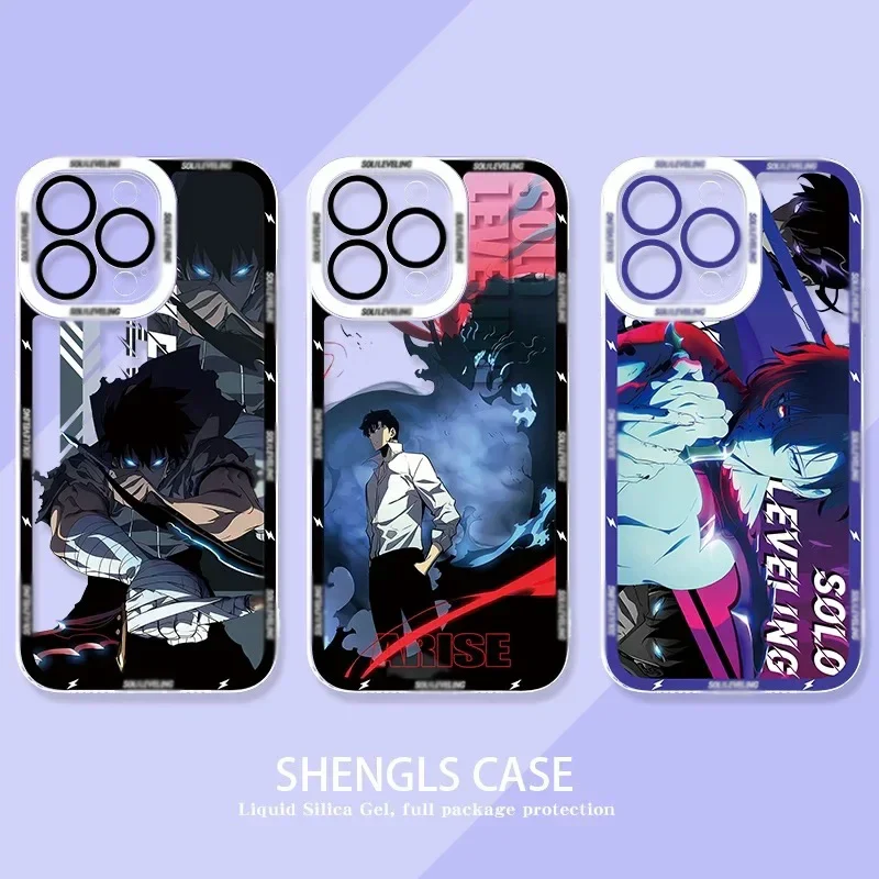 Capinha Ascensão Sombria, Solo Leveling (Xiaomi Poco/Mi)